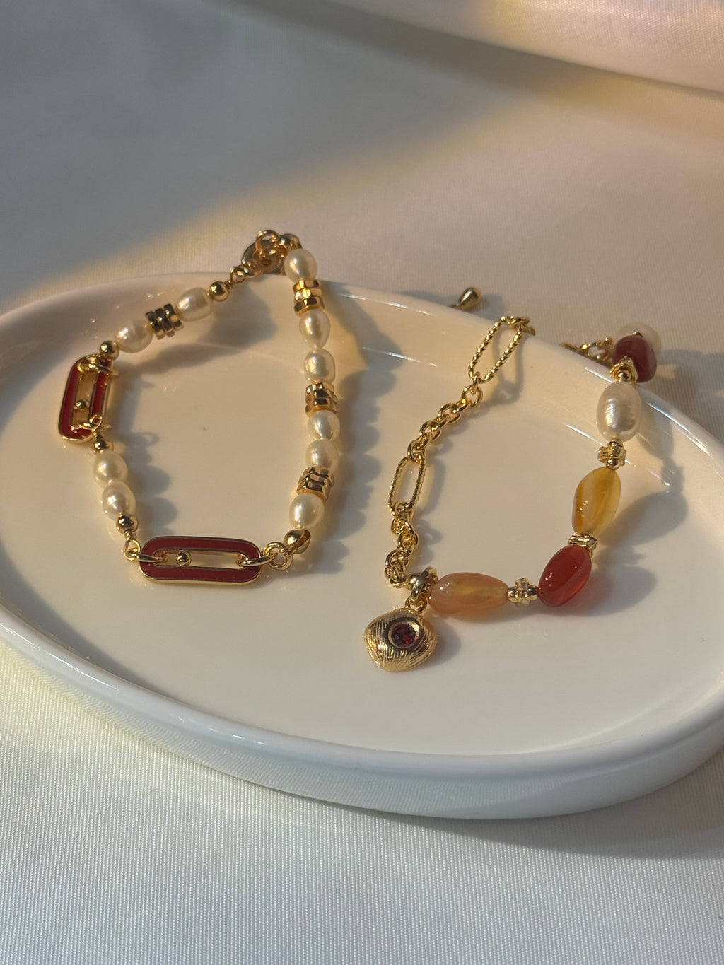 Chinese New Year design pearl bracelet